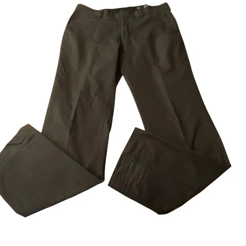 H&M Men’s Black Pinstriped Pants/Trousers